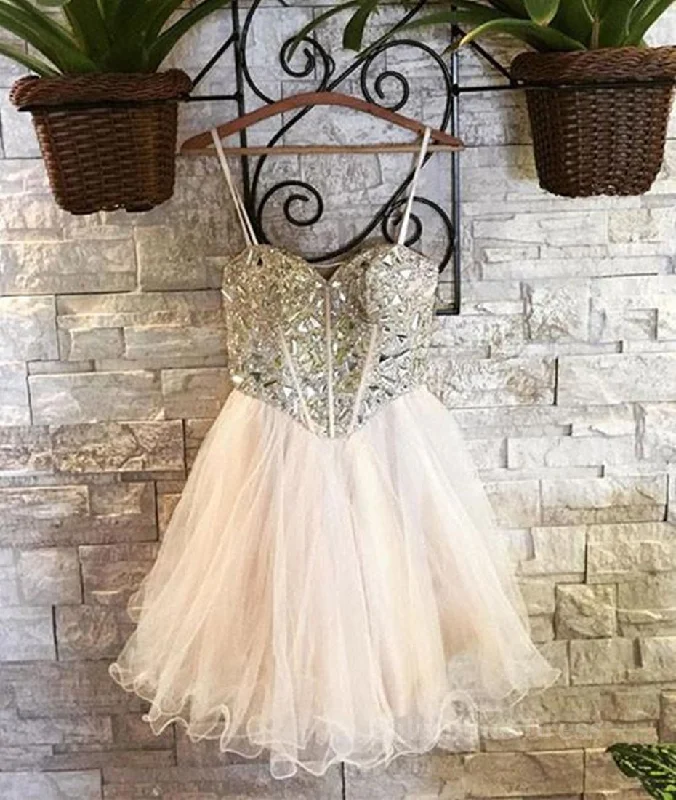 Lowest Prices Sweetheart Neck Spaghetti Straps Tulle Champagne Corset Homecoming Dresses, Champagne Short Corset Prom Dresses, Graduation Dresses, Evening Dresses outfit Lowest Prices Sweetheart Neck Spaghetti Straps Tulle Champagne Corset Homecoming Dresses, Champagne Short Corset Prom Dresses, Graduation Dresses, Evening Dresses outfit