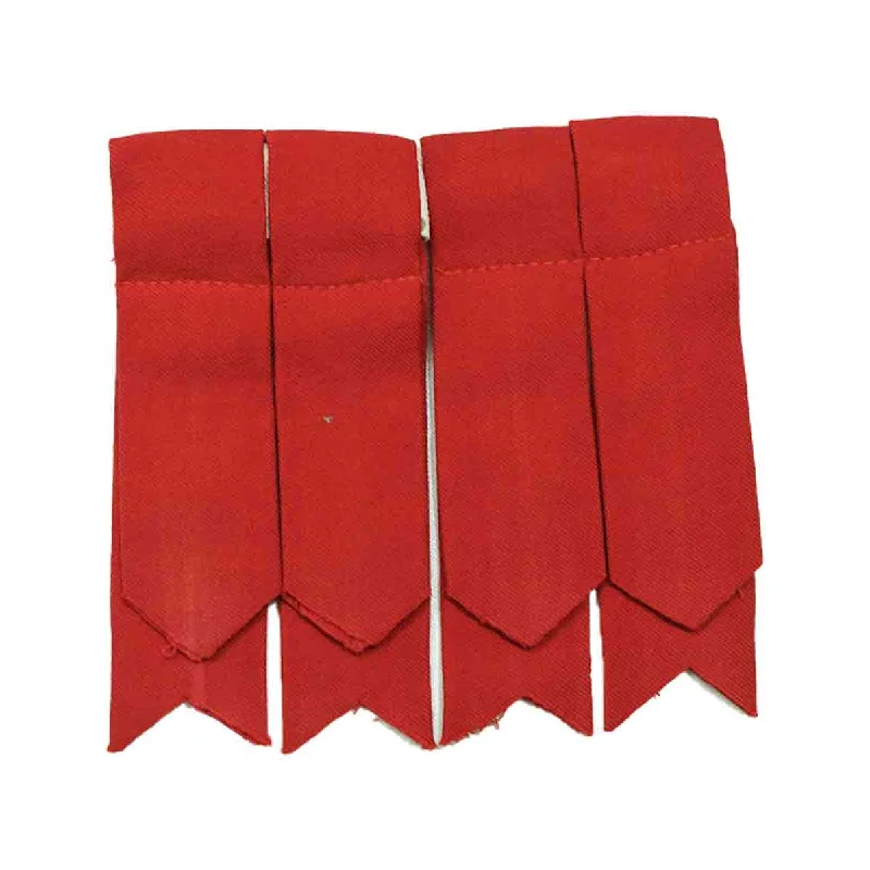 Price Slash Red Color Tartan Flashes