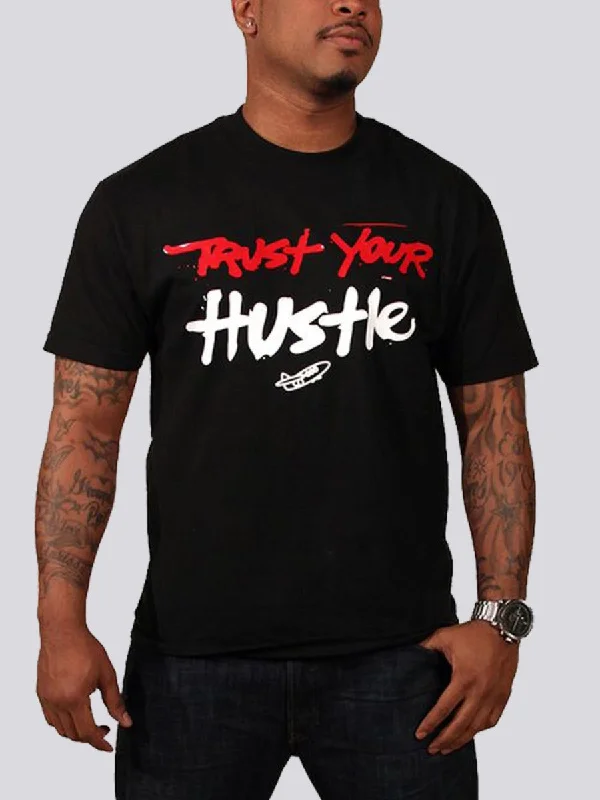 Markdown Madness Men Round Neck Letter Print T-shirt AR50120