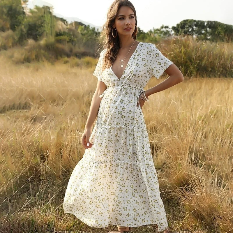Price Reduction Summer Boho Floral Dress