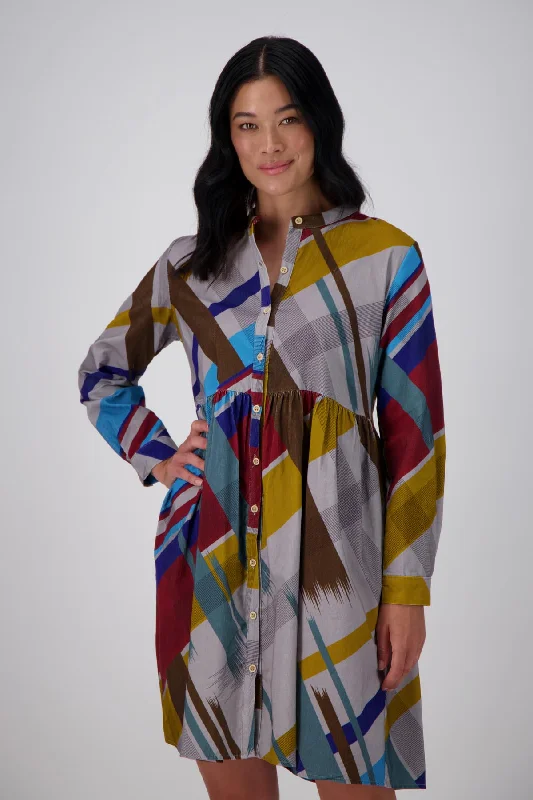Clearance Event Crossroads Tunic Dress Primary in Fine Cord