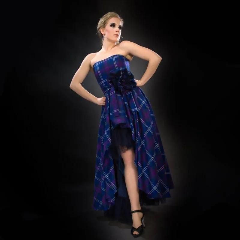 Mega Sale Sofia Long Tartan Evening Dress