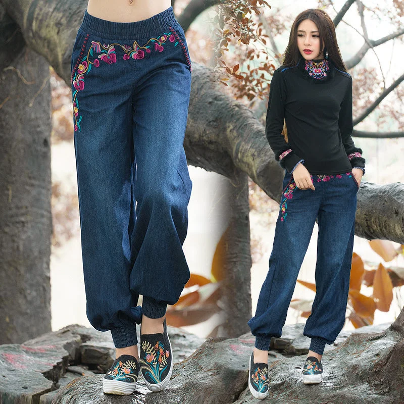 Best Deals Women Autumn Spring Bohemian Pant