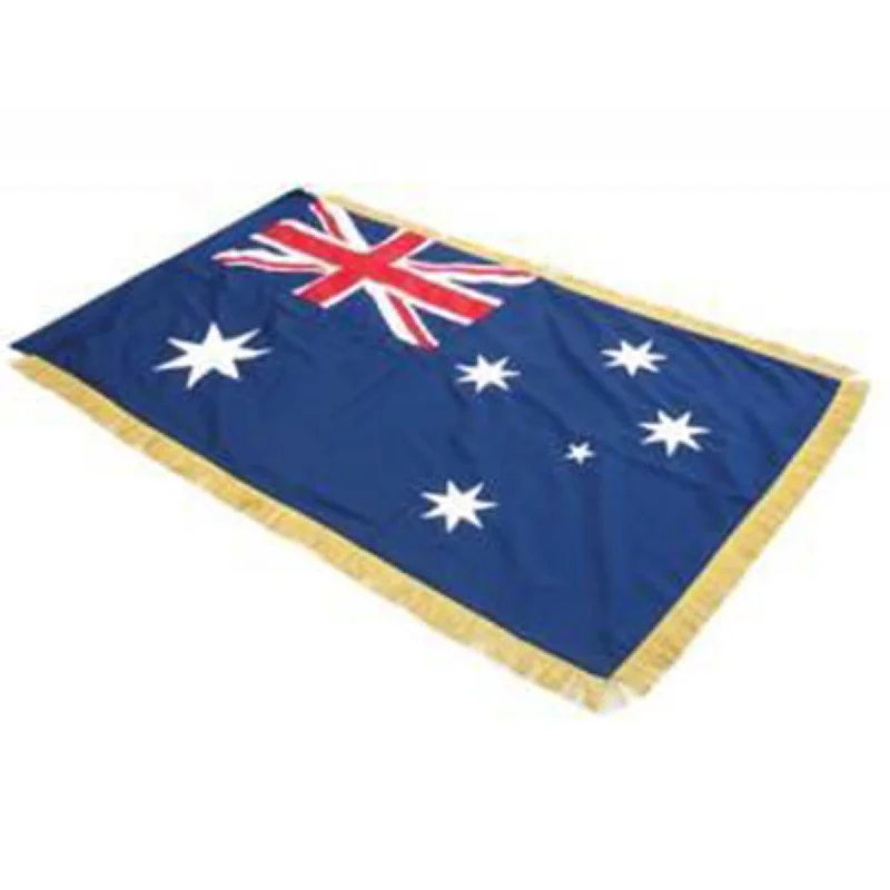 One-DAY Sale Australia Full Size Double Sided Hand Embroidered Flag