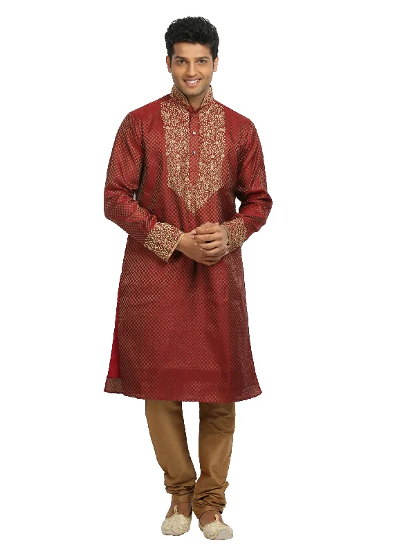 Get It Before It’s Gone Rust Indian Wedding Kurta Pajama Sherwani - Indian Ethnic Wear for Men Get It Before It’s Gone Rust Indian Wedding Kurta Pajama Sherwani - Indian Ethnic Wear for Men