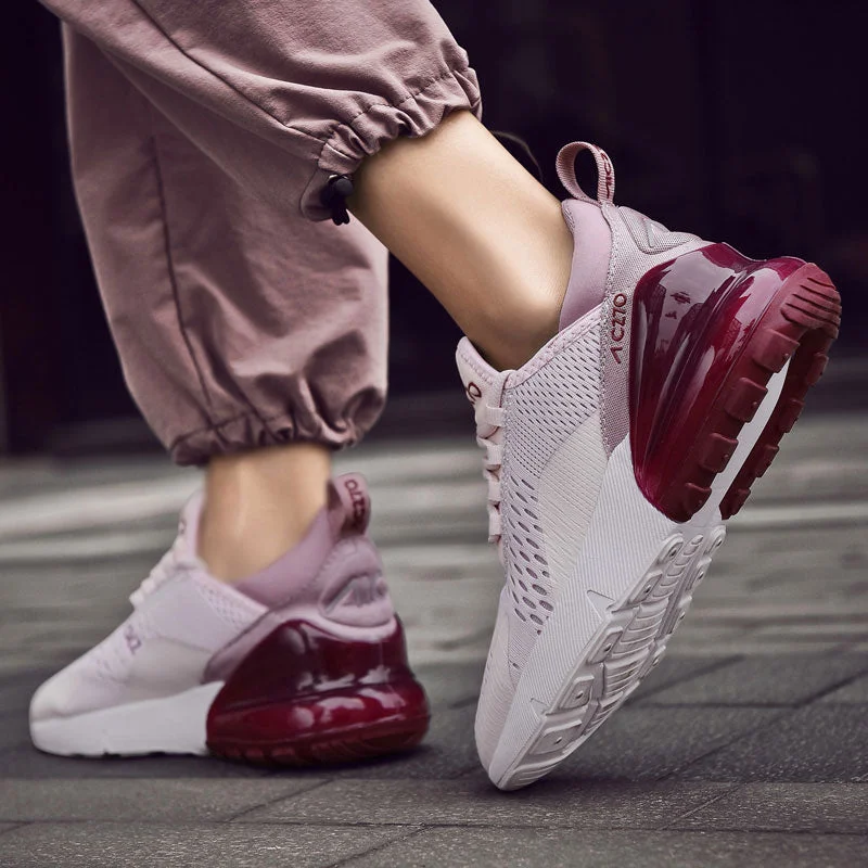 Year-End Sale Breathable Mesh Walking Shoes Lace Up Flat Shoes