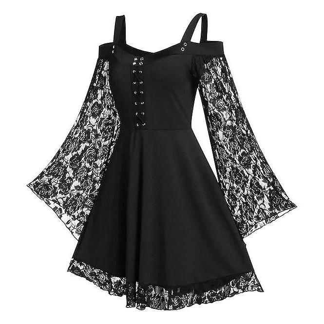 Sale Event Vintage Lace Women Dress Plus Size Goth Bandage Ladies Cold Shoulder Sexy Dresses Sale Event Vintage Lace Women Dress Plus Size Goth Bandage Ladies Cold Shoulder Sexy Dresses