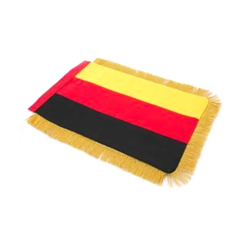 Special Price Germany Table Size Double Sided Hand Embroidered Flag