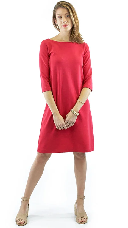 Deal Mania Boat Neck Dress - Glamour