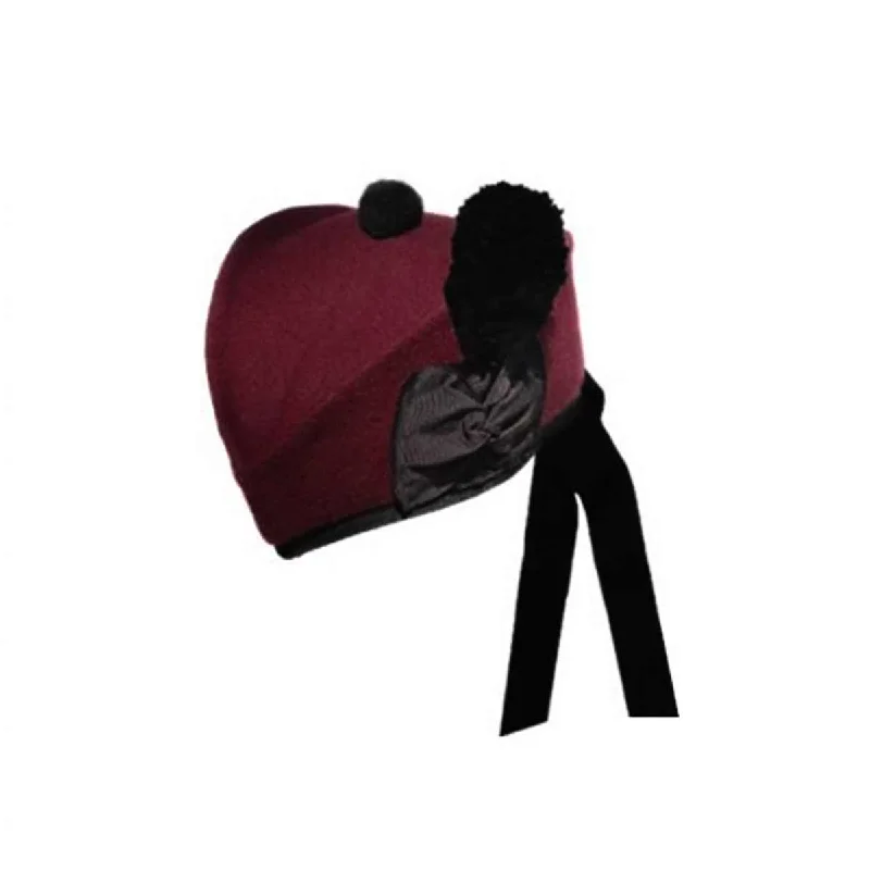 Deal of the Day Plain Maroon Glengarry