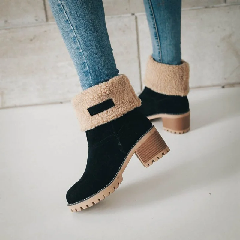 Super Savings Winter Fur Warm Snow Boots
