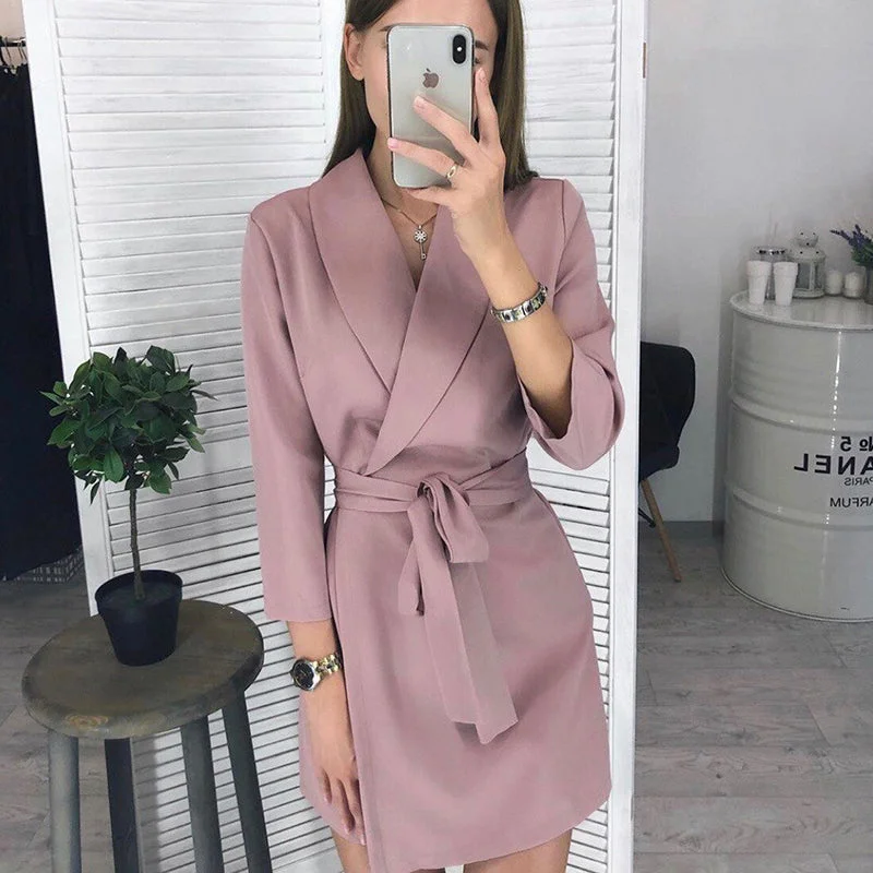 Special Discount Women Vintage Sashes A-line Party Mini Dress