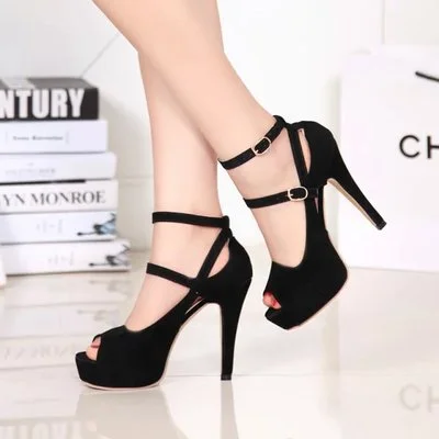 Exclusive Offers Open toe women pumps female high heels