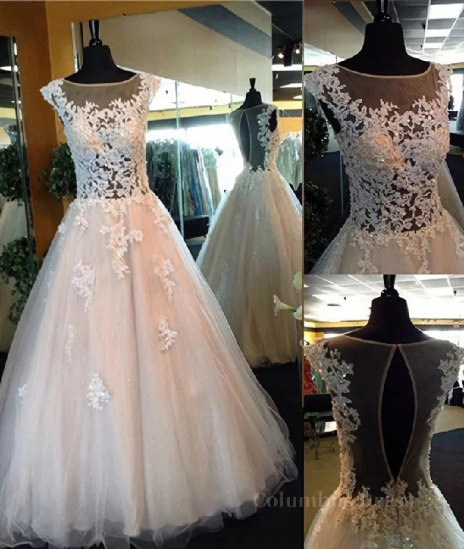 Weekend Flash Sale White Lace Corset Prom Gown, A-Line Tulle See Through Corset Prom Dresses, Corset Formal Dresses outfit Weekend Flash Sale White Lace Corset Prom Gown, A-Line Tulle See Through Corset Prom Dresses, Corset Formal Dresses outfit