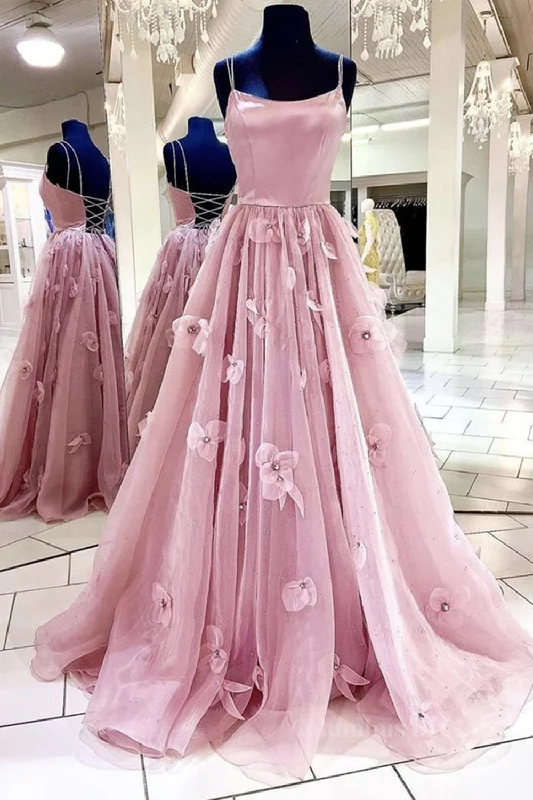 Discount Days A Line Backless Pink Floral Long Corset Prom Dress, Pink Floral Corset Formal Graduation Evening Dress outfit Discount Days A Line Backless Pink Floral Long Corset Prom Dress, Pink Floral Corset Formal Graduation Evening Dress outfit