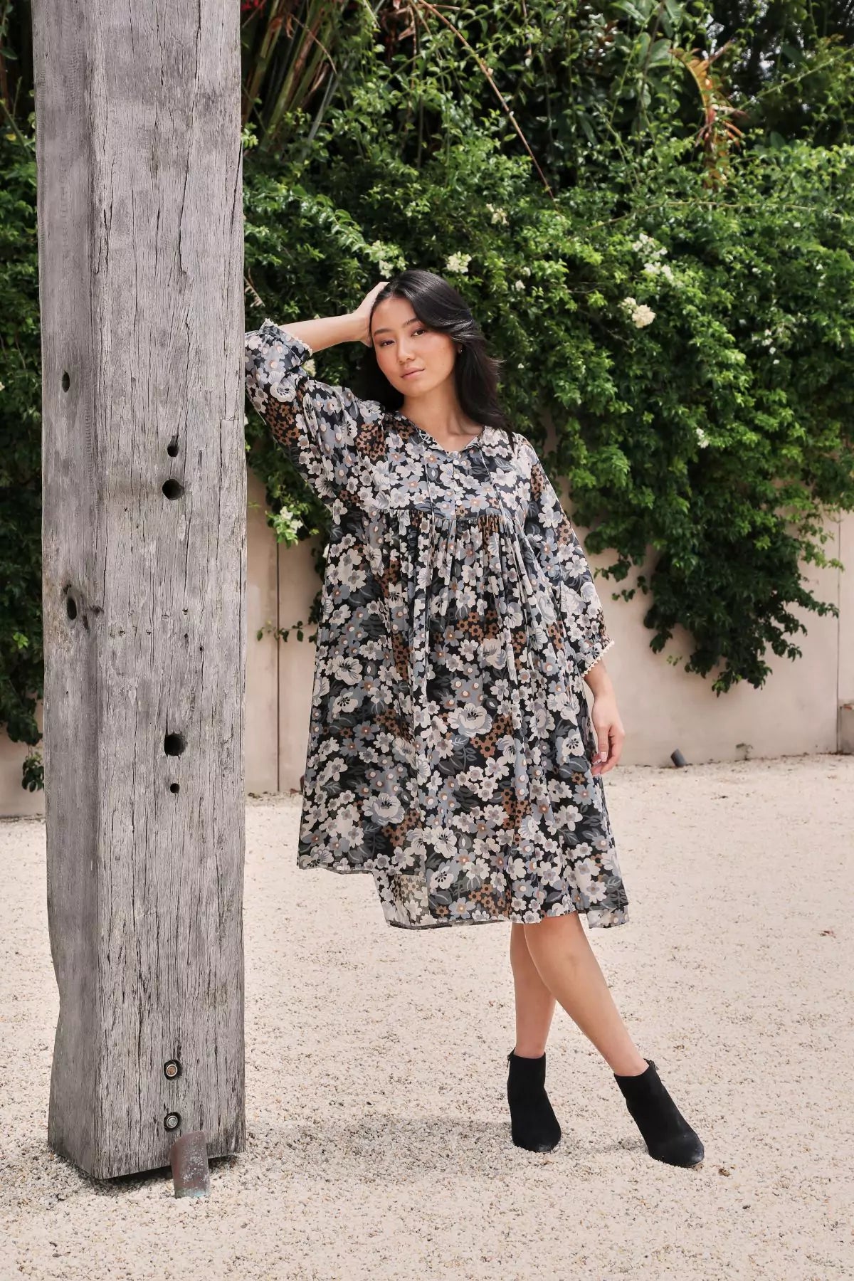 Deal Dash Dilon Kristy Dress Melbourne Sky in Cotton