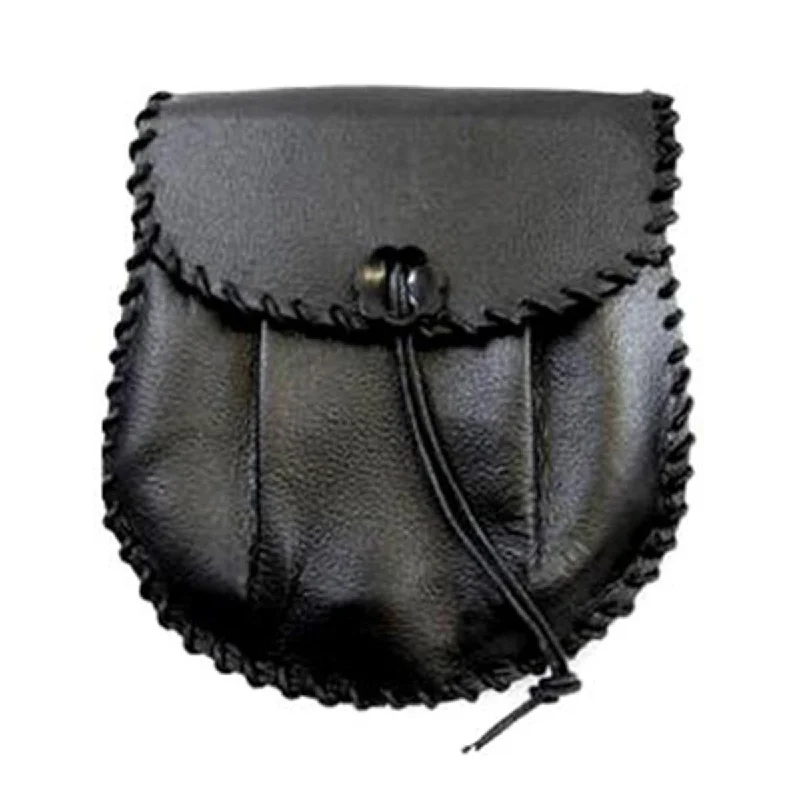 Blowout Deals Semi Dress Soft Leather Sporran With Chain Belt