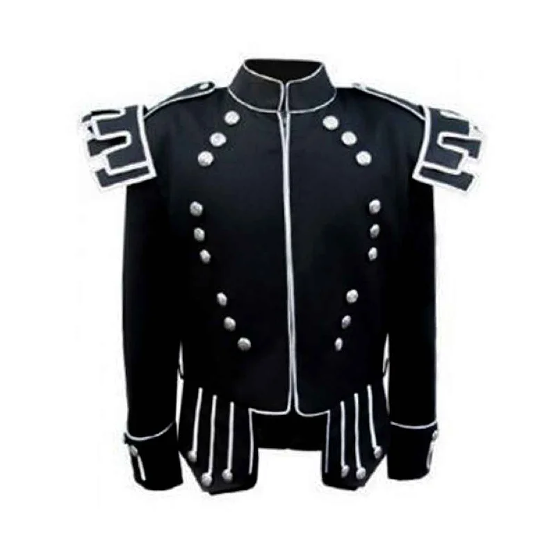Closeout Sale Gabardine Scots Guards Style Doublet Castellated Shoulder Shells