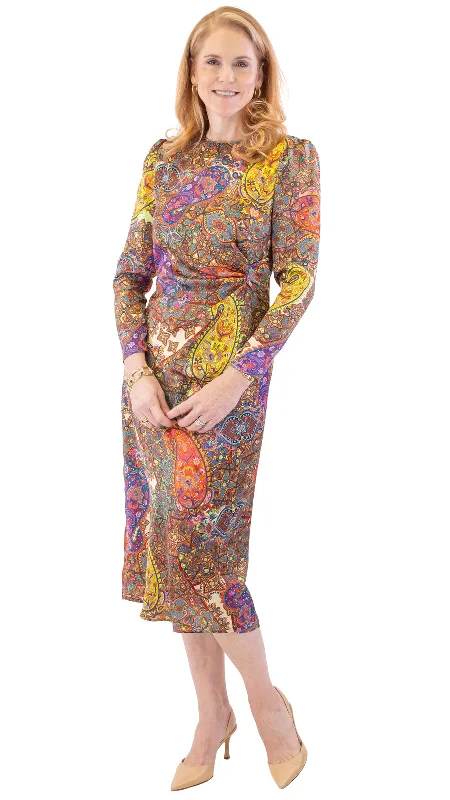 Special Savings Paisley Dress - Multi