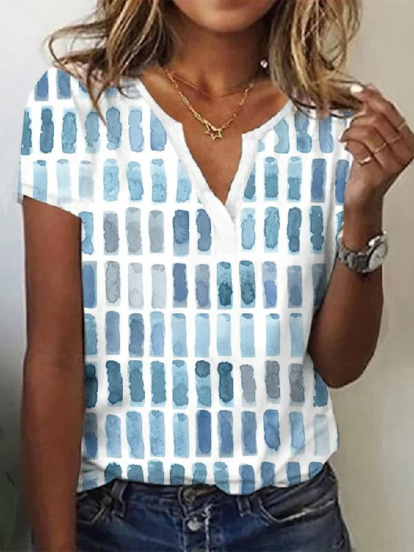 Instant Discount Ombre Casual Loose T-Shirt  cc194