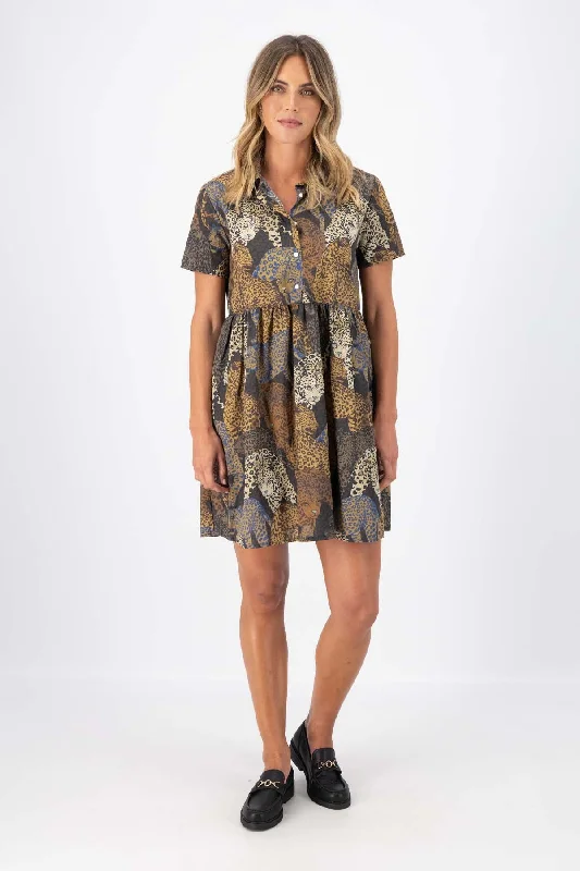 Markdowns Sabana Villa Dress in Seersucker