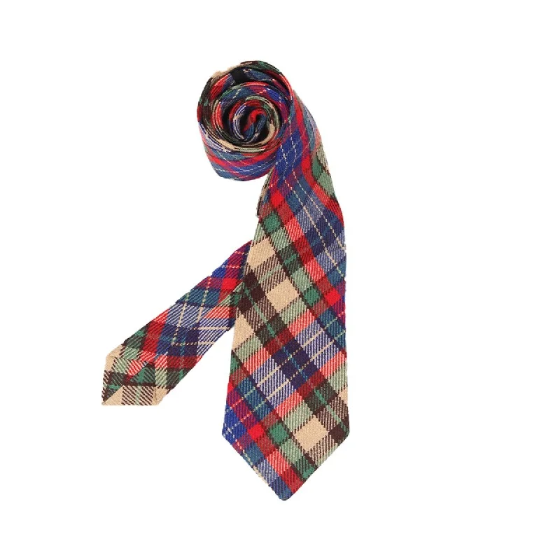 Flash Sale Acrylic Wool Tartan Neck Tie