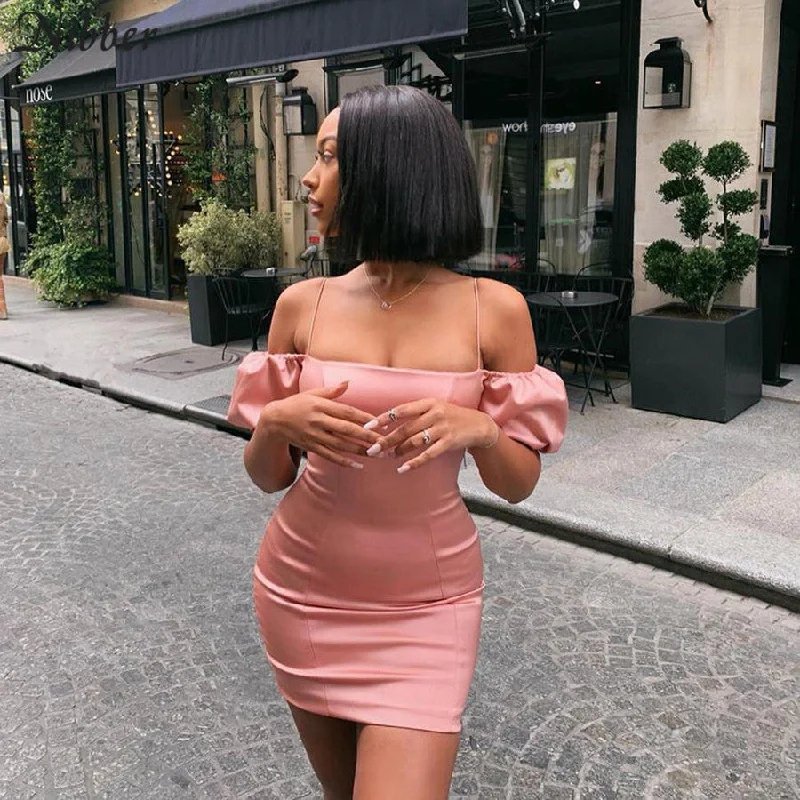 Can't Miss French romance party night lace up dress