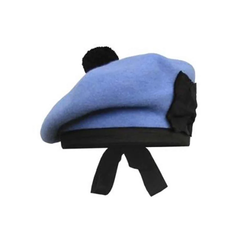 Limited Time Plain Balmoral Cap Sky Blue Color