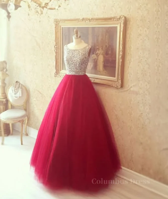 Special Buy Round Neck Red Corset Prom Dresses, Red Evening Dresses, Red Long Dresses outfit Special Buy Round Neck Red Corset Prom Dresses, Red Evening Dresses, Red Long Dresses outfit