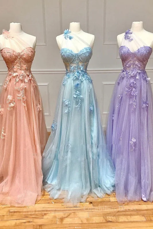 Super Sale One Shoulder Floral Long Corset Prom Dresses, Corset Formal Graduation Evening Dress outfit Super Sale One Shoulder Floral Long Corset Prom Dresses, Corset Formal Graduation Evening Dress outfit
