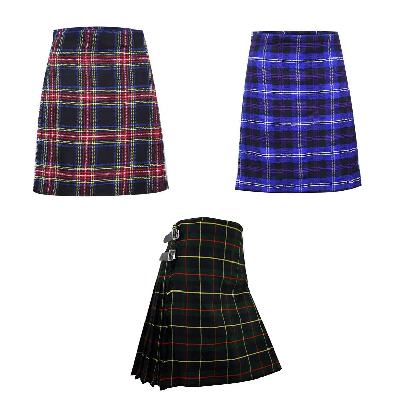 Discount Days Acrylic Wool Men Scottish Tartan Kilt