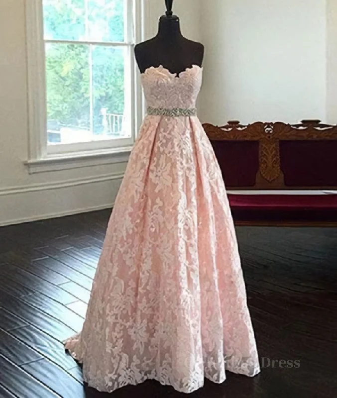 Don’t Miss Out Pretty Sweetheart Neck Pink Lace Corset Prom Dresses, Pink Evening Dresses outfit Don’t Miss Out Pretty Sweetheart Neck Pink Lace Corset Prom Dresses, Pink Evening Dresses outfit