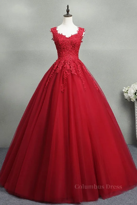 Major Savings Open Back Red Lace Long Corset Prom Dress, Red Lace Corset Formal Evening Dress, Red Corset Ball Gown outfits