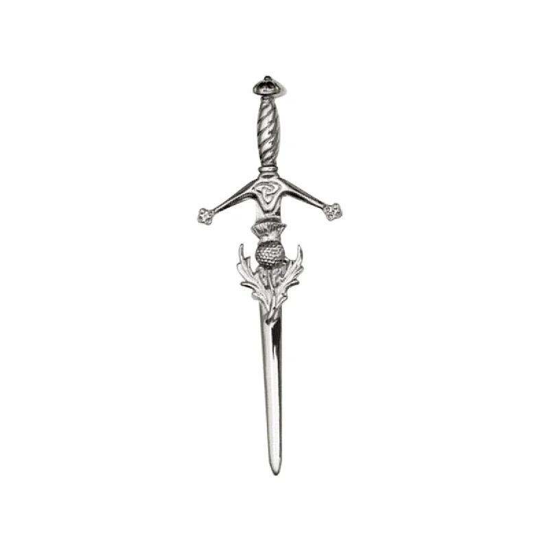 Stock Up and Save Sword Kilt Pin Thistle Flower Badge 6 Pieces