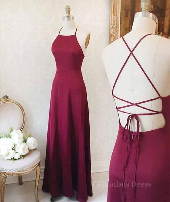 Buy More, Save More Simple A Line Backless Burgundy Satin Long Corset Prom Dresses, Burgundy Corset Formal Dresses, Burgundy Evening Dresses outfit Buy More, Save More Simple A Line Backless Burgundy Satin Long Corset Prom Dresses, Burgundy Corset Formal Dresses, Burgundy Evening Dresses outfit