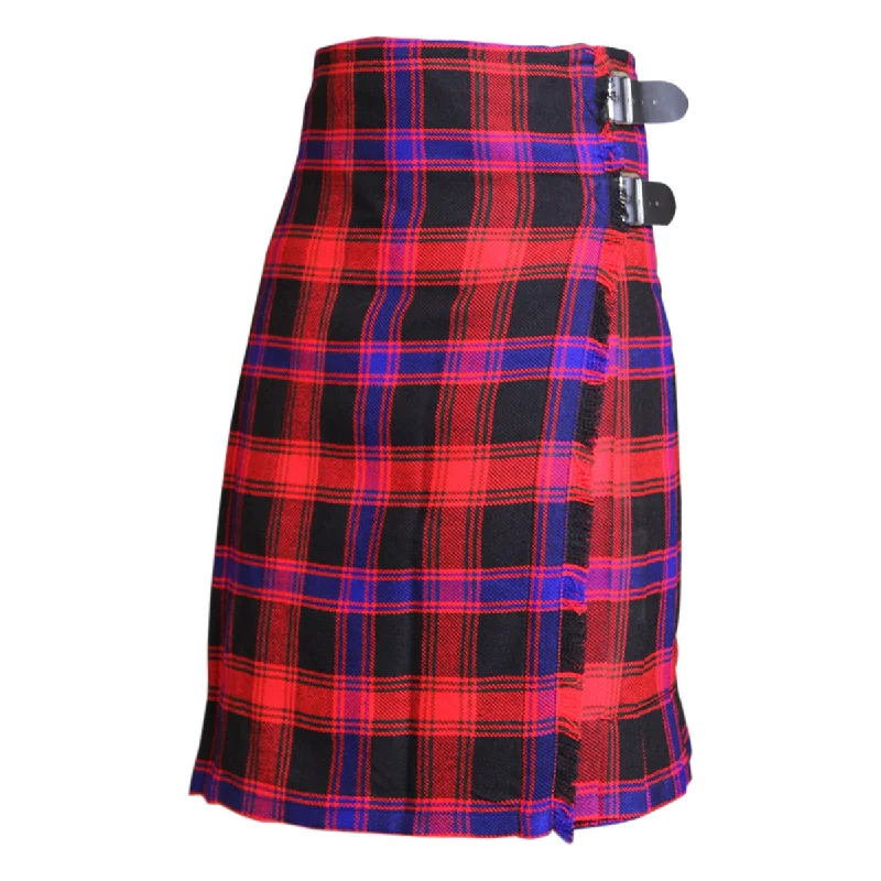 Special Discount Acrylic Wool Ladies Tartan Regular Kilt Pleated