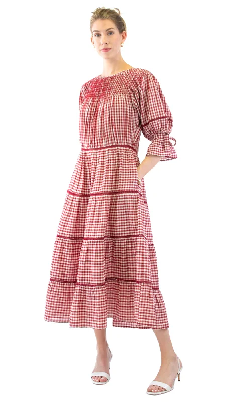 Blowout Sale Anais - Red Gingham