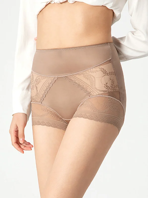 Referral Discount Women Sexy Lace Seamless Mid-waist Underwear KL1006