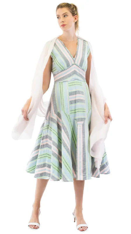 Special Offer Jordan Dress - Pastel Stripe