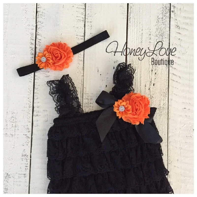 Today’s Special Lace Embellished Petti Romper & Headband