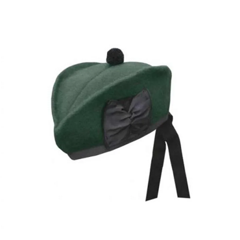Seasonal Sale Plain Dark Green Glengarry