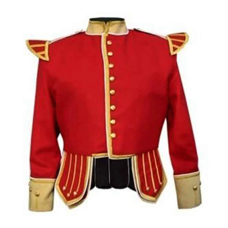Unmissable Offer Red Doublet Blazer Wool Gold Braid White Piping Camel Color Collar And Cuffs Unmissable Offer Red Doublet Blazer Wool Gold Braid White Piping Camel Color Collar And Cuffs