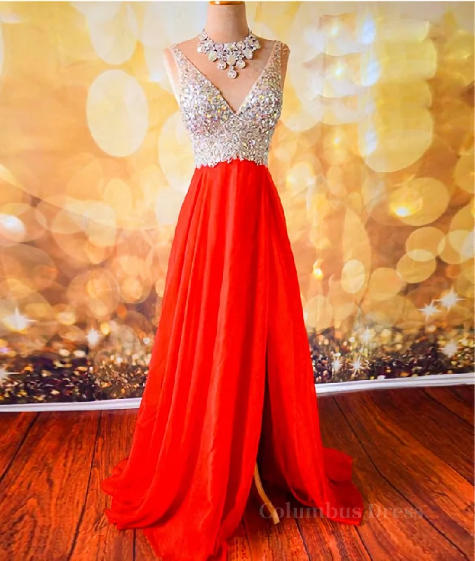 Today Only V Neck And V Back Sequins Chiffon Red Corset Prom Dresses, Long Red Corset Formal Dresses, Evening Dresses outfit Today Only V Neck And V Back Sequins Chiffon Red Corset Prom Dresses, Long Red Corset Formal Dresses, Evening Dresses outfit