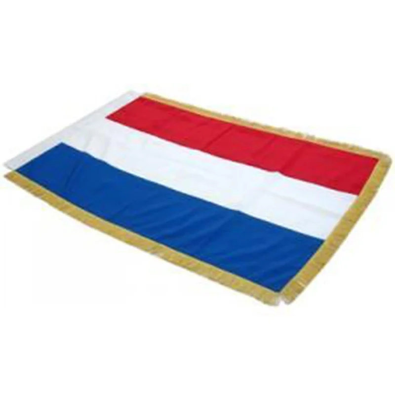 Can't Be Beat The Netherlands Full Size Double Sided Hand Embroidered Flag