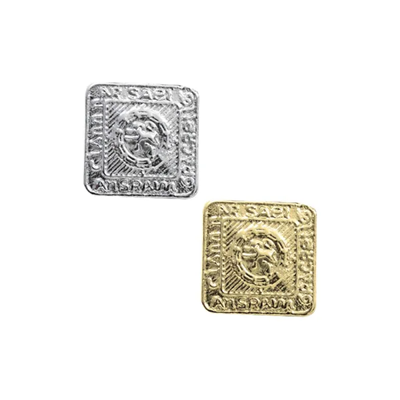 Best Bargains Lion Rampant Square Uniform Buttons 12 Pieces
