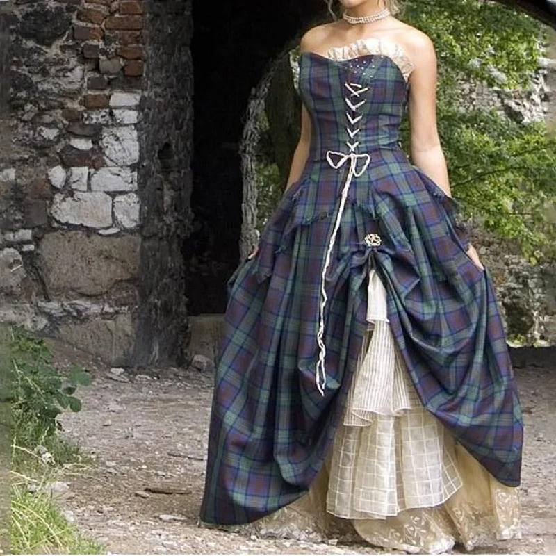 Anniversary Sale Tartan Wedding Dress Bella