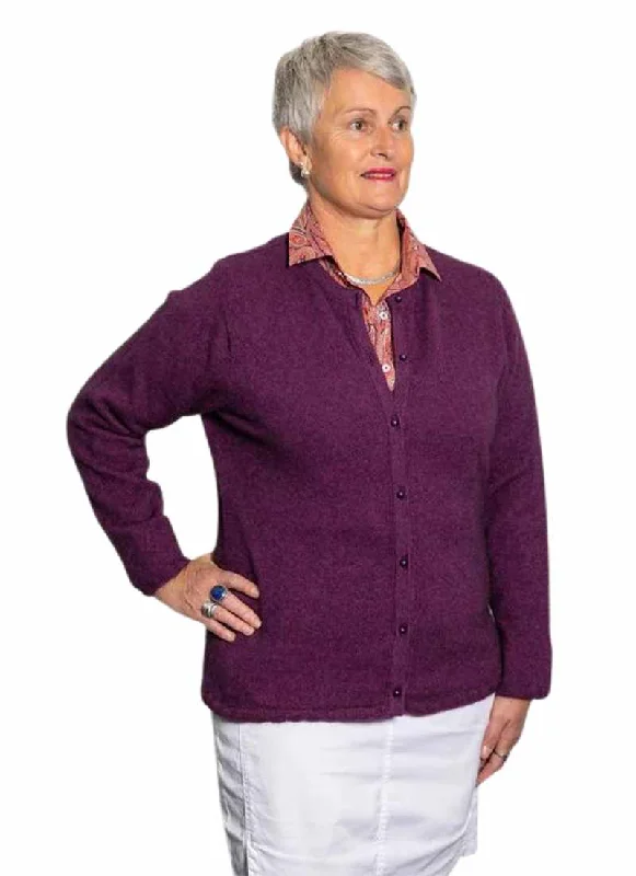 Reduced Prices Merino Possum Button to Neck Jacket