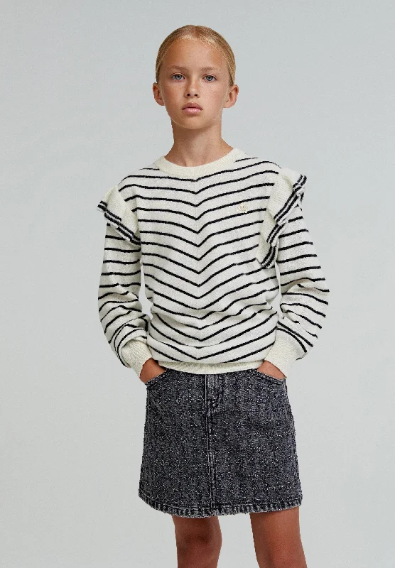 Crazy Deals SWEATER WITH RUFFLES