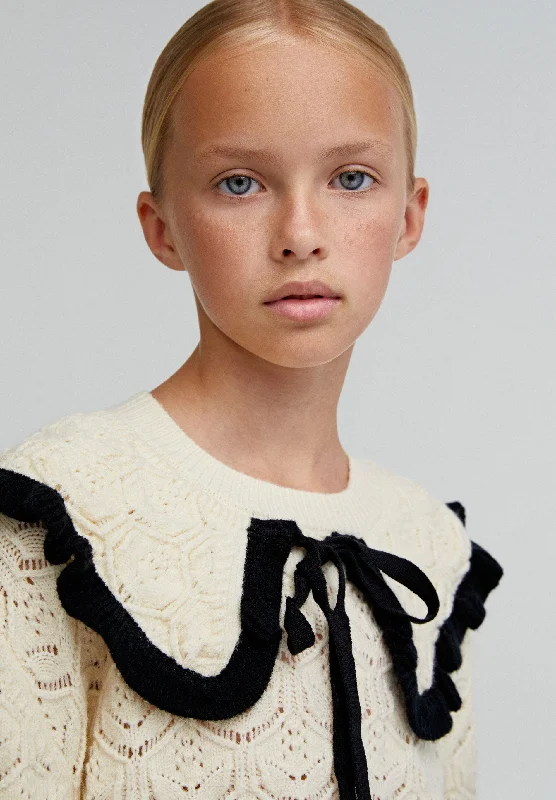 Big Discounts COLLAR TRICOT GIRLS