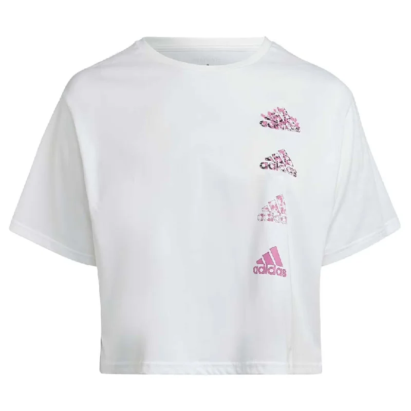 Loyalty Reward adidas - Women's Aeroready Crop Graphic T-Shirt (Plus Size) (HM1288)